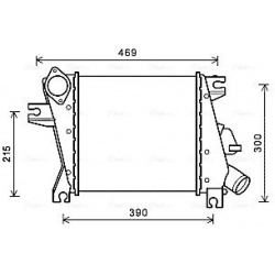 Radiatorius orui Nissan X-Trail I 2.2D 01-13