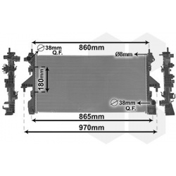 Radiatorius Citroen Jumper II/Peugeot Boxer 2.0D/2.2D 15-