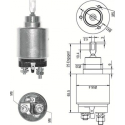  solenoidinis jungiklis, starteris