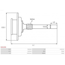 FREEWHEEL GEAR, STARTER