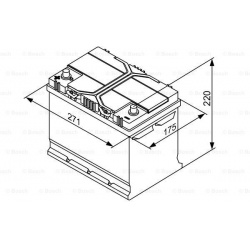 Akumuliatorius 70Ah 630A L+ S4