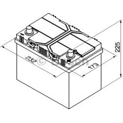 Akumuliatorius 60Ah 540A P+ S4