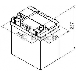 Akumuliatorius 40Ah 330A L+ S4