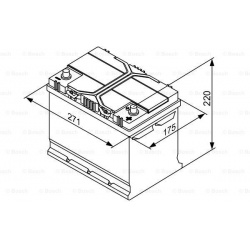 Akumuliatorius 70Ah 630A P+ S4