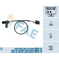  RPM jutiklis, automatinė transmisija