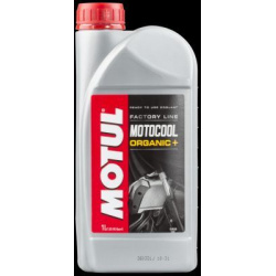 Aušinimo skystis raudonas. MOTUL MOTOCOOL FL ORGANIC+ 1L