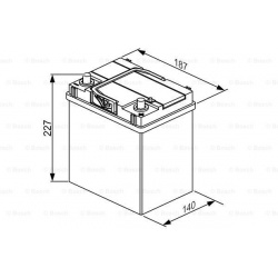 Akumuliatorius 40Ah 330A P+ S4