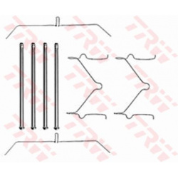  priedų komplektas, diskinių stabdžių trinkelės