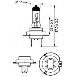 Lemputė H7 12V 55W