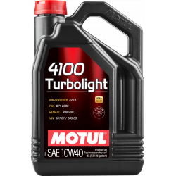 Alyva MOTUL 4100 TURBOLIGHT 10W40 5L