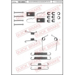  priedų komplektas, stabdžių trinkelės