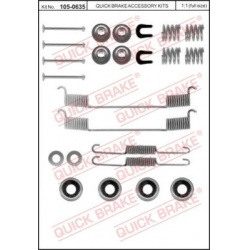  priedų komplektas, stabdžių trinkelės
