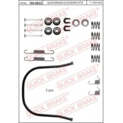  priedų komplektas, stabdžių trinkelės