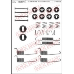  priedų komplektas, stabdžių trinkelės