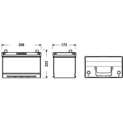 Akumuliatorius 95Ah 850A 12V