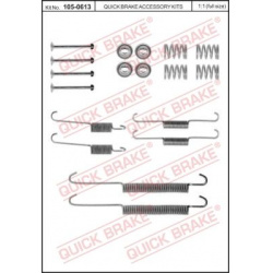  priedų komplektas, stabdžių trinkelės