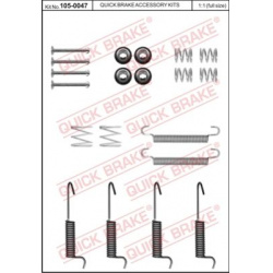  priedų komplektas, stovėjimo stabdžių trinkelės