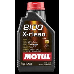 Alyva MOTUL 8100 X-CLEAN 5W40 1L