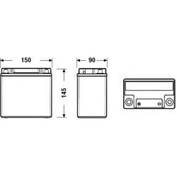 Akumuliatorius 15Ah 200A 12V