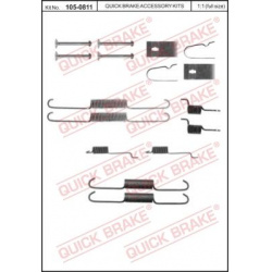  priedų komplektas, stabdžių trinkelės