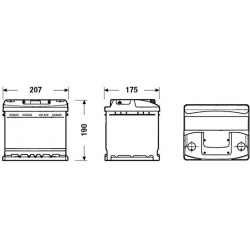 Akumuliatorius  44Ah 360A 12V