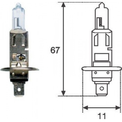 Lemputė 12V 55W H1