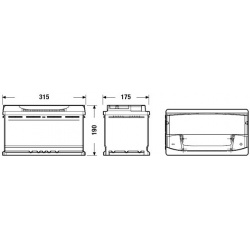 Akumuliatorius 90Ah 720A 12V EN