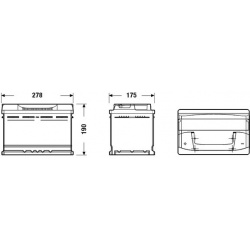 Akumuliatorius  74Ah  680A 12V