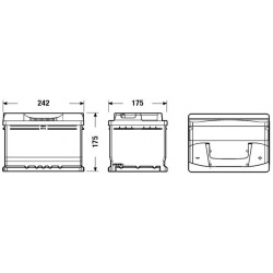 Akumuliatorius 60Ah 540A