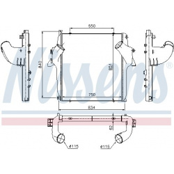 Oro radiatorius MB Actros 96-