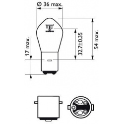 Lemputė 12V S2