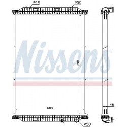 Radiatorius RVI Premium DXI 05-(be rėmo)