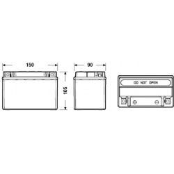 Akumuliatorius 9Ah 120A