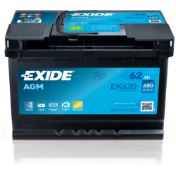 Akumuliatorius Exide EK620 62Ah 680A