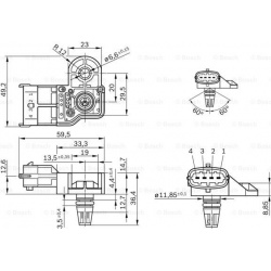 Akumuliatorius 61Ah  600A