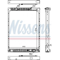 Radiatorius MB Travego Bus 99-