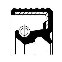 24x33x5 shaft sealing ring, steering rac