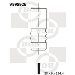 Vožtuvas 114X27,8X6