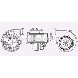 Ventiliatorius salono BMW X5 E70/X6 E71/E72 3.0-4.8 06-14